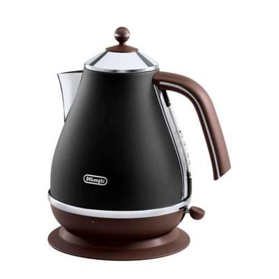 DeLonghi Icona Vintage KBOV2001.BK Waterkoker Zwart DeLonghi Icona Vintage KBOV2001.BK Waterkoker Zwart