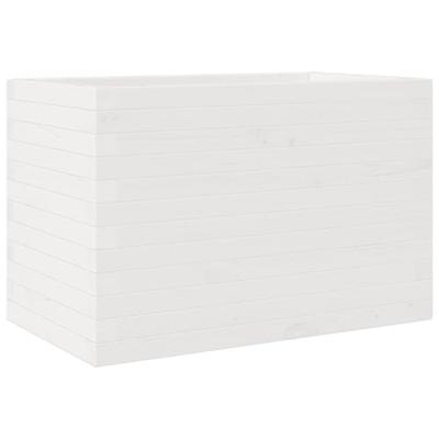 Plantenbak 70x40x45,5 cm massief grenenhout wit Plantenbak 70x40x45,5 cm massief grenenhout wit
