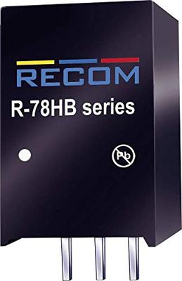 RECOM R-78HB24-0.3 DC/DC-converter, print 72 V/DC 24 V/DC 0.3 A 7.2 W Aantal uitgangen: 1 x Inhoud 1 stuk(s)