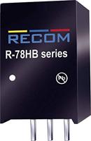 RECOM R-78HB24-0.3 DC/DC-converter, print 72 V/DC 24 V/DC 0.3 A 7.2 W Aantal uitgangen: 1 x Inhoud 1 stuk(s) - thumbnail