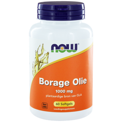 NOW Borage Olie 1000mg Capsules NOW Borage Olie 1000mg Capsules