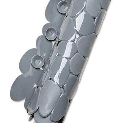 Douchemat antislip Stones 53x53cm grijs