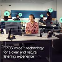 EPOS Impact 1060 ANC On Ear headset Computer Bluetooth Stereo Zwart Noise Cancelling Headset - thumbnail