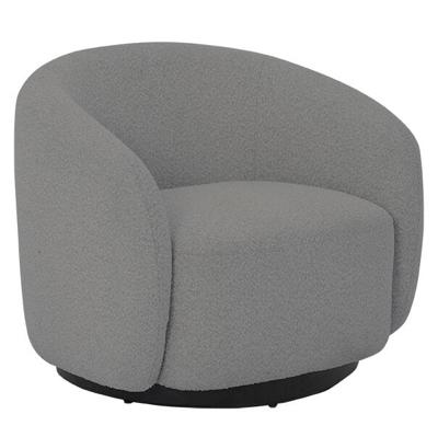 Tower Living Draaifauteuil 'Belfast' Bouclé, kleur Taupe