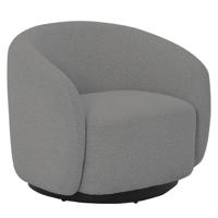 Tower Living Draaifauteuil 'Belfast' Bouclé, kleur Taupe - thumbnail