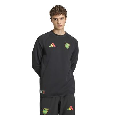 adidas Jamaica x Bob Marley Tiro Travel Crew Sweater 2026-2028 Zwart Groen Geel Rood