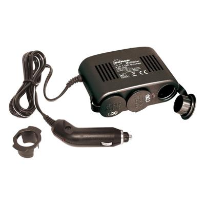 Stekkerdoos 3-weg 12V/10A 0523487 Stekkerdoos 3-weg 12V/10A 0523487