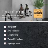 Metaltex doucherek 26x10x6 cm zwart - thumbnail