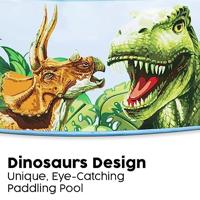 Bestway Stijve Kinderzwembad PVC Dinosaurussen 183x38 cm +2 Jaar Tuin 55022 - thumbnail