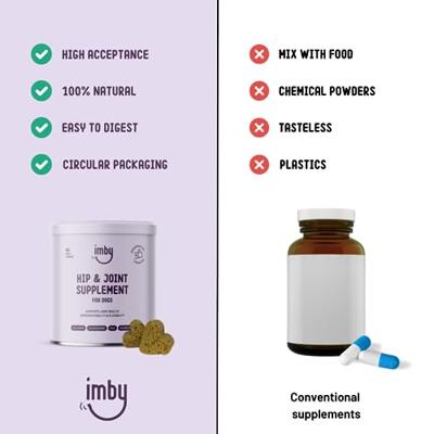 Imby Hip & Joint For Dogs Supplement Kauwtabletten Imby Hip & Joint For Dogs Supplement Kauwtabletten