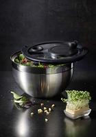 RÖSLE 15695 slacentrifuge Zwart, Roestvrijstaal Krukas/handgreep - thumbnail