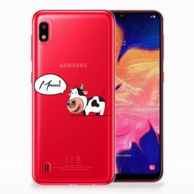 Samsung Galaxy A10 Telefoonhoesje met Naam Cow Samsung Galaxy A10 Telefoonhoesje met Naam Cow