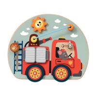 Classic World houten speelbord brandweer - thumbnail