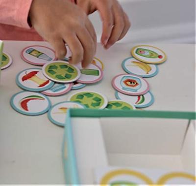 Hungry bins memory spel Hungry bins memory spel
