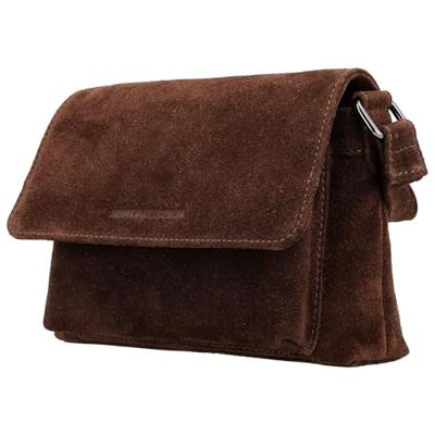 Hide & stitches brazos schoudertas-Dark Brown