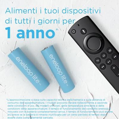 Panasonic eneloop Lite HR06 Oplaadbare AA batterij (penlite) NiMH 900 mAh 1.2 V 2 stuk(s) Panasonic eneloop Lite HR06 Oplaadbare AA batterij (penlite) NiMH 900 mAh 1.2 V 2 stuk(s)