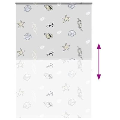 Doucherolgordijn met cassette 160x240 cm stofbreedte 156 cm Doucherolgordijn met cassette 160x240 cm stofbreedte 156 cm