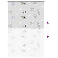 Doucherolgordijn met cassette 160x240 cm stofbreedte 156 cm - thumbnail