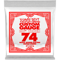 Ernie Ball 11074 .074 Extra Long Nickel Wound losse snaar voor elektrische gitaar - thumbnail