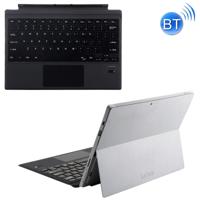 1089a magnetische opladen Bluetooth V 3.0 toetsenbord + microfiber lederen case voor Microsoft Surface Pro 3/4/5/6 (donkergrijs) - thumbnail