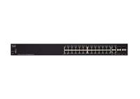Cisco SF350-24 poorts netwerkswitch zwart - thumbnail