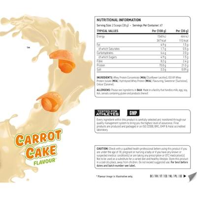 Applied Nutrition Critical Whey Carrot Cake (2000 g) - thumbnail