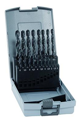 Alpen 802311100 HSS Metaal-spiraalboorset 19-delig DIN 338 Cilinderschacht 1 set(s)