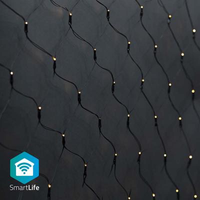 SmartLife Decoratieve LED | Wi-Fi | Warm Wit | 280 LED's | 3 x 2 m | Android / IOS