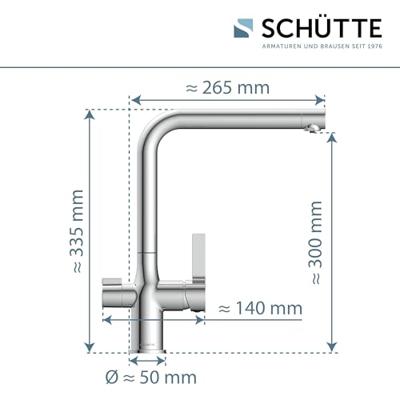 Schütte Keukenkraan met filtersysteem AQUASTAR PRO (Chroom) - thumbnail
