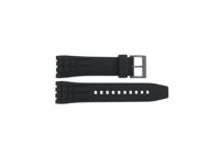 Horlogeband Seiko 7T62-0KG0 / SNAD87P1 / 4A3K1MRR Rubber Zwart 24mm - thumbnail