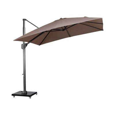 Platinum Sun & Shade | Zweefparasol Challenger T¹ Telescoop Premium 350 x 350 cm | Havana