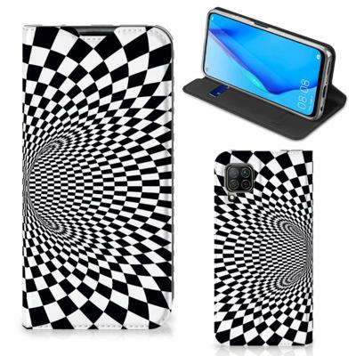 Huawei P40 Lite Stand Case Illusie Huawei P40 Lite Stand Case Illusie