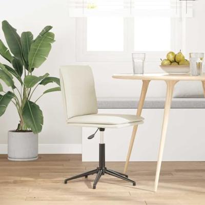 Eetkamerstoel fluweel crmekleurig Eetkamerstoel fluweel crmekleurig