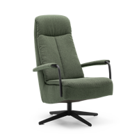 Draaifauteuil C-104 Groen Stof - thumbnail