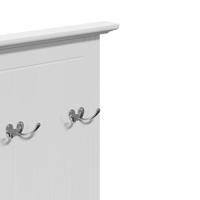 Keukentrolley BODO 72x45x80 cm wit en bruin - thumbnail