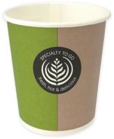 Drinkbeker Coffee To Go, uit karton, 100 ml, pak van 80 stuks - thumbnail