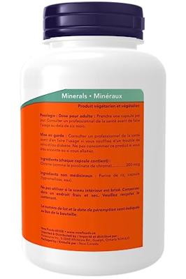 Chromium Picolinate 200mcg 250v-caps