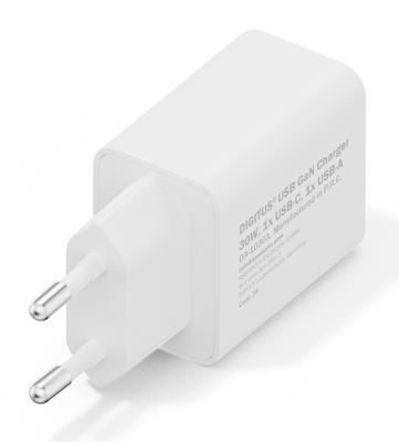 Digitus DA-10301 USB-oplader 30 W 1x USB-A, 1x USB-C Wit