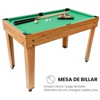 Multi-spel tafel 106,9 x 60,5 x 81 cm 7-in-1 - thumbnail