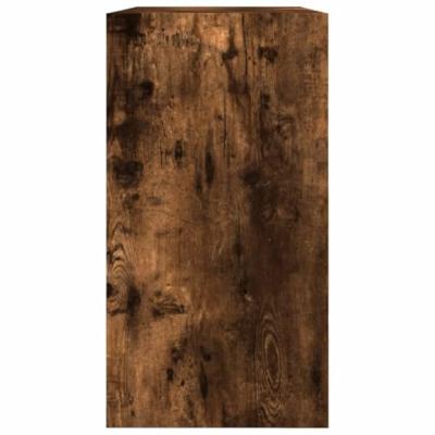 VidaXL Schoenenkast 80x34x63 cm bewerkt hout gerookt eikenkleurig