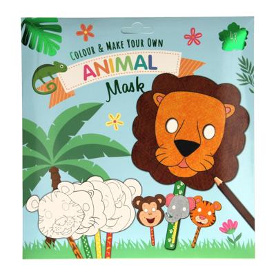 Kleur en maak je eigen masker Kleur en maak je eigen masker