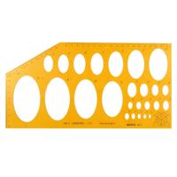 Aristo AR-5017 Isometrisch Ellips Sjabloon - thumbnail