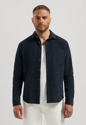 Dstrezzed Overhemd Ribcord - Dark Navy