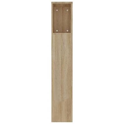 Hoofdbordkast 220x18,5x104,5 cm sonoma eikenkleurig