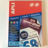 Apli laser A3 etiketten 297x420 mm 100 - thumbnail