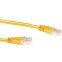 ACT IB4151 U/UTP CAT6A Patchkabel Geel - 1,5 meter - thumbnail