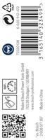 Bosch Accessoires Metaalboren HSS-G, Standard 3,6 x 39 x 70 mm 10st - 2608595332 - thumbnail