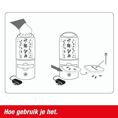 Swissinno Premium mobil 4W 1 244 001 Vliegenlamp UV-lamp, Stroomgaas 4 W Wit, Rood 1 stuk(s)