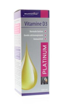 Mannavital Vitamine D3 Platinum Druppels 100ml