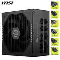 MSI MAG A850GLS PCIE5 power supply unit 850 W 24-pin ATX ATX Zwart - thumbnail